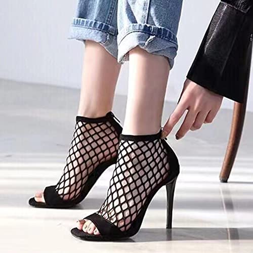 Botas de mujer estilo sandalias de cuña para bailar sin dolor 4