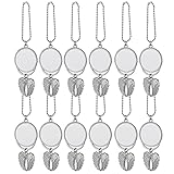 healthGUO 1-16 Pcs Heat Sublimation Car Keychain Ornament Decorations, Angel Wing Shape Blank Hot...