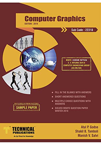 Computer Graphics for MSBTE I Scheme (III - CO/CM/CW - 22318) eBook : A ...
