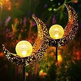 ✨【ALTA CALIDAD Y DURABILIDAD】Estas luces de decoración de jardín están hechas de un material resistente. El acero inoxidable y el latón grueso hacen que la carcasa sea más duradera. La pintura antioxidante y el diseño a prueba de agua IP55 garantizan un largo tiempo de trabajo en muchos climas complejos. No te preocupes por daños en tormentas eléctricas, lluvia y nieve