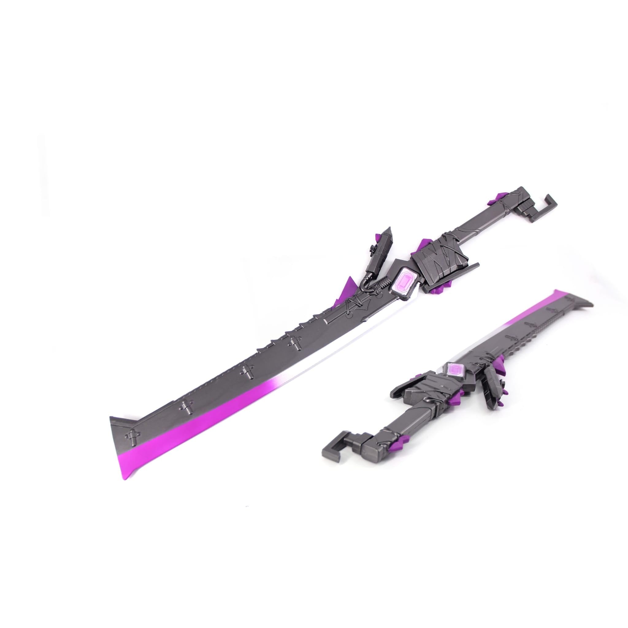 Next Level Cosplay Prop Replica PUBG: Battlegrounds Mobile Purple Flame Sci-Fi Foam Sword