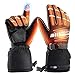 AGPTEK Heated Gloves for Men Women, 7.4V Fast Heat Rechargeable Winter Glove with Battery Indicator &Touchscreen, Waterproof Hand Warming for Skiing, Hiking, Camping, Fishing, Motorcycle, M
