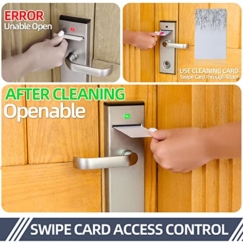 Zhi Yin Cr80 Cleaning Cards, Dual Side Card Reader Cleaner, Pos Swipe Terminal Cleaning Cards Ck-Cr80 (20Pcs) #TOP6