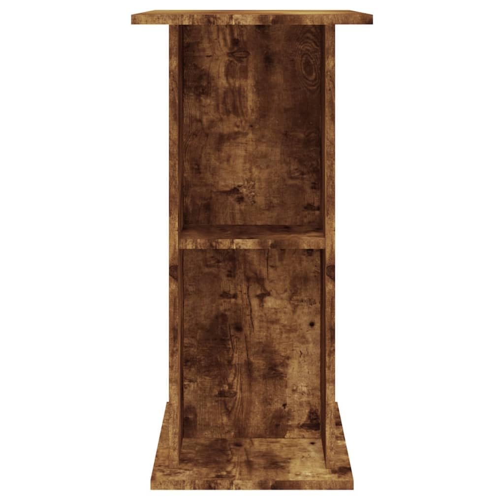 Homgoday Aquariumständer Aquarium Unterschrank Aquarium Tisch Aquarien Schrank Aquarienunterschrank Terrarium Schrank Räuchereiche 36x75x72,5 cm Holzwerkstoff