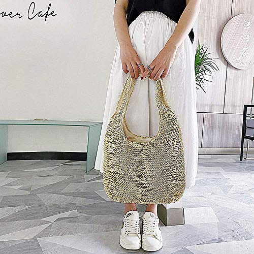 2020 - Borsa estiva in paglia da spiaggia, grande