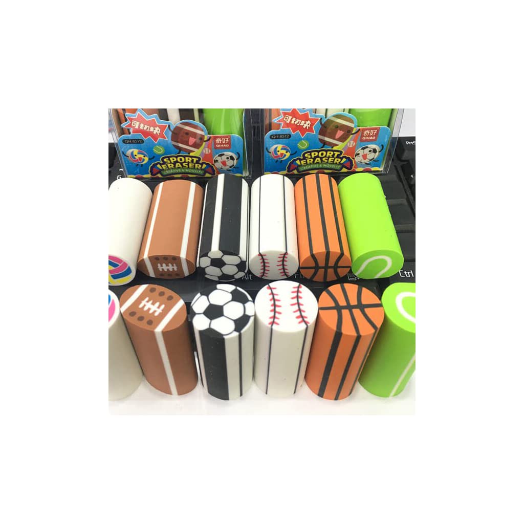 Amazon.co.jp: 金太郎飴みたいなアメフトボール消しゴム 2本セット