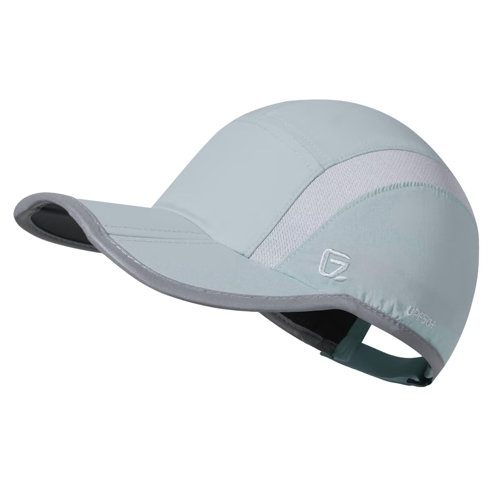 GADIEMKENSD UPF50+ Folding Outdoor Hat Unstructured Reflective Design Breathable Soft Sport Cap for Outdoor Sport — view 15