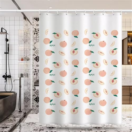 Rideau de douche en tissu polyester lesté de qualité supérieure - 3