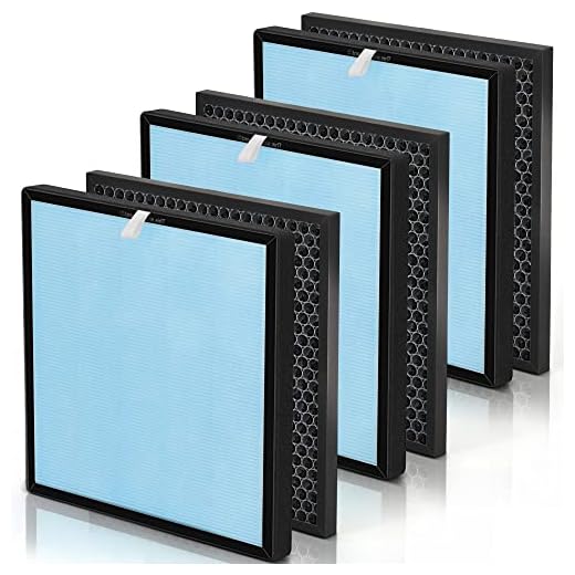 [3 SETS] HSP001 Filter Replacement Set Compatible with HATHASPACE Air Purifier Filters HSP001 Smart True Air Clenaer for Home, H13 HEPA, HEPA Pre-filter, Honey-comb Carbon and Pre-filter 4 Stages
