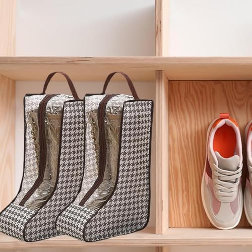 MAPPLE CREATION 3 Set Boot Storage,Portable Short Boots and Tall Boots Storage or Protector Bag, Shoe Sleeves for Travel,Clear Boots Cover,Shoes Packing Organizers for Men & Women Sneakers 7