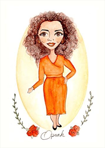 Oprah Art Print