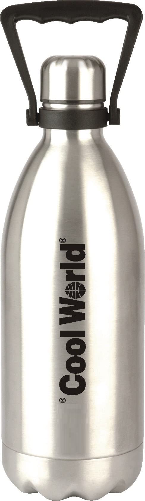 NabhyaCool World Thermoseal Technology, 24 Hours Hot and Cold Water Bottle with Handle 1800 ML (Pack of 1 )