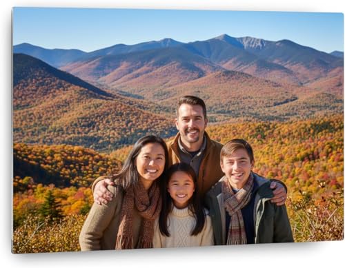 Custom Metal Photo Prints - Various Sizes - Metal Prints With Your Photos, Print Out Pictures, Aluminum Photo Tiles, Picture Custom, Personalized Pictures Gift for Mother, Father, Dog Picture Gifts