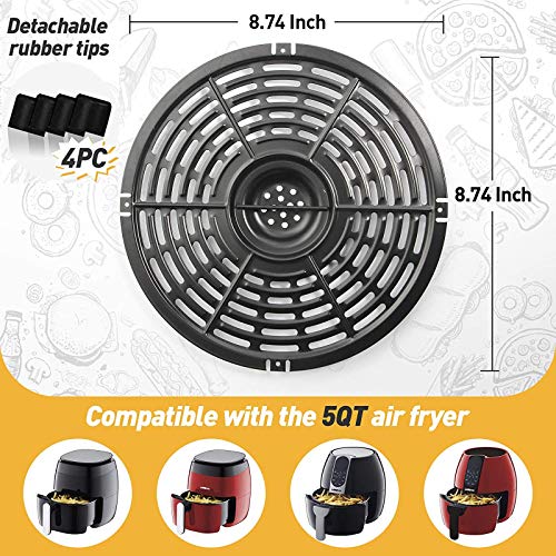 image for NC Air Fryer Replacement Grill Pan, Grill Plate for 5QT Air Fryer Pan 