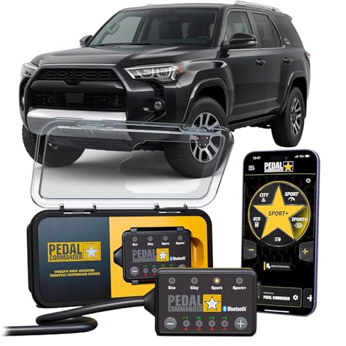 PEDAL COMMANDER Throttle Response Controller Compatible with Toyota 4Runner 2010-2024 - Plug-and-Play, 4 Driving Modes, App Control, Throttle Controller Performance Mods, 4Runner TRD Accessories