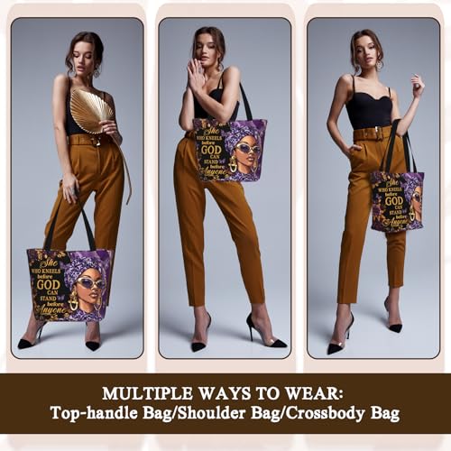 Bolso Tote para Mujer con Cierre y Diseño Cristiano miniatura 4
