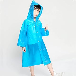 Capa de chuva infantil engrossada à prova d'água para meninas menino capa de chuva infantil transparente com capuz capa de chuva terno impermeável