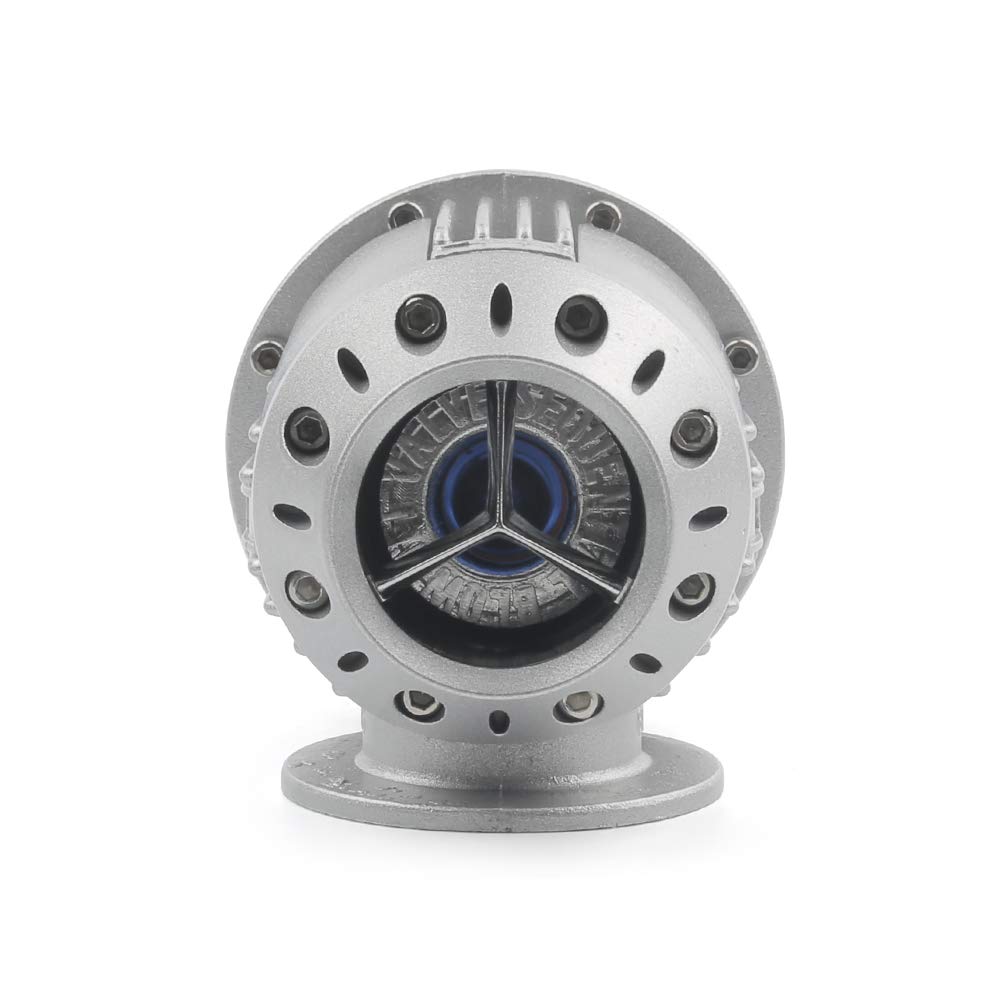 VáLvulas De Escape Válvula de soplado Universal SQV SSQV Bov Turbo Bov con brida adaptadora Valvula De Descarga(Noir)