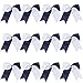 8“ 2 Colors Jumbo Cheerleader Bows Ponytail Holder Cheerleading Bows Hair (Navy blue/White)