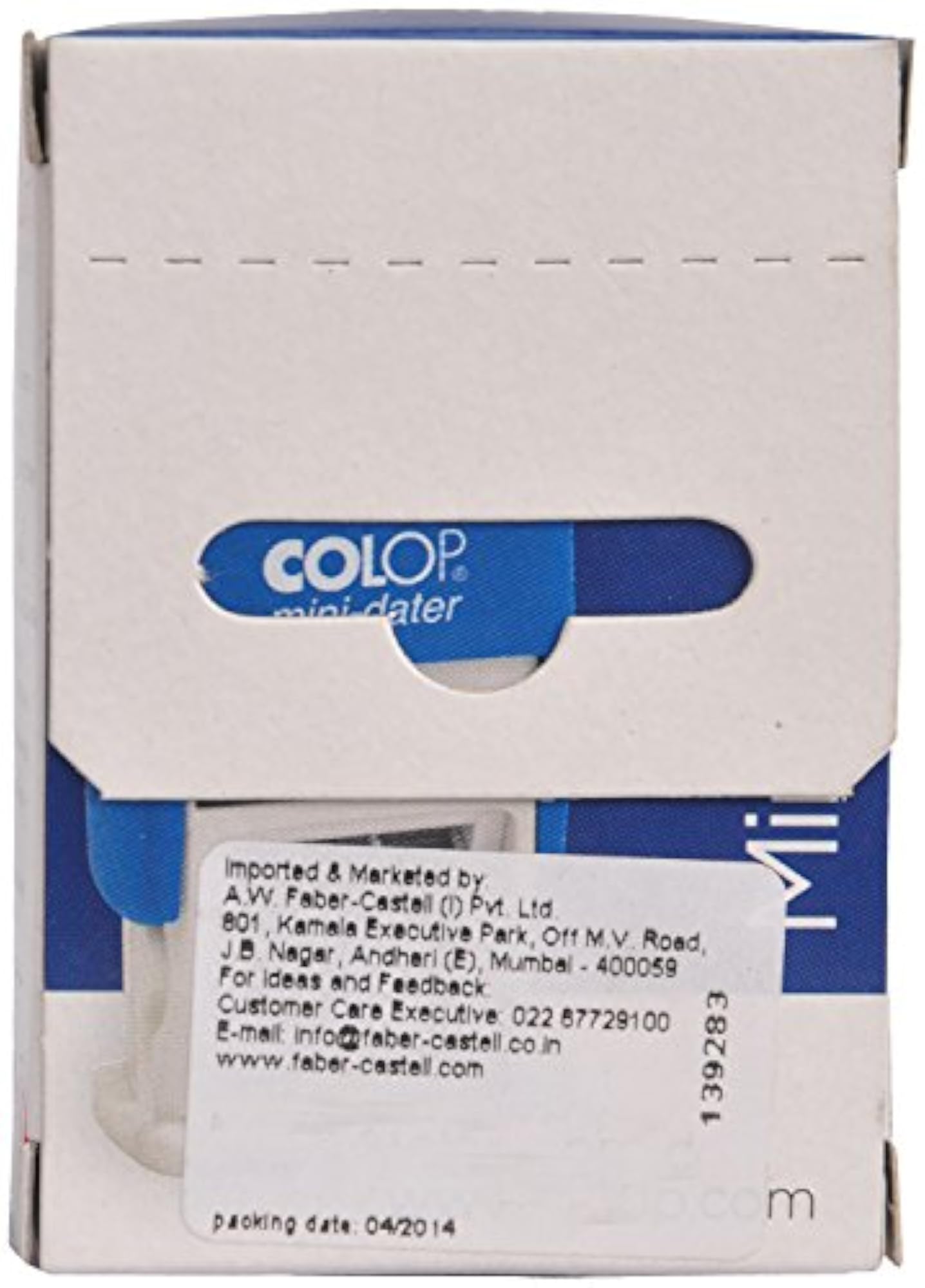 S 120 Mini Dater Self-Ink Stamp for Easy Marking