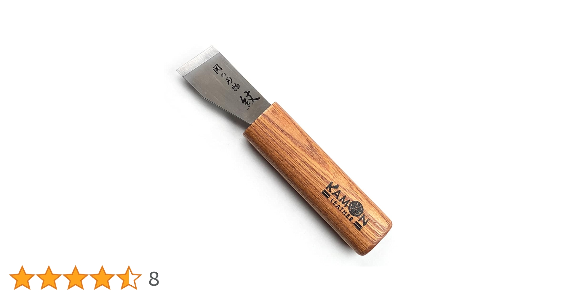 Dorry Works｜高品質ハンドメイド包丁　寄木ハンドル Amazon.co.jp: 【KAMONレザー】 革包丁 斜刀 左利き用 24mm巾 関