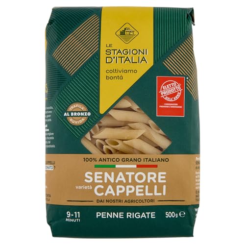 Le Stagioni d'Italia Senatore varietà Cappelli Penne Rigate 500 g