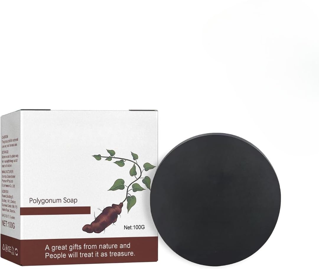 Polygonum Multiflorum Bar | Anti-Gray Hair Blackening Soap Stick | Promote Hair Growth & Reduce Hair Loss | Herbal Essence Shampoo Bar for Moisturizing & Repairing Damaged Hair | Natural Hair Cleanser-image-19