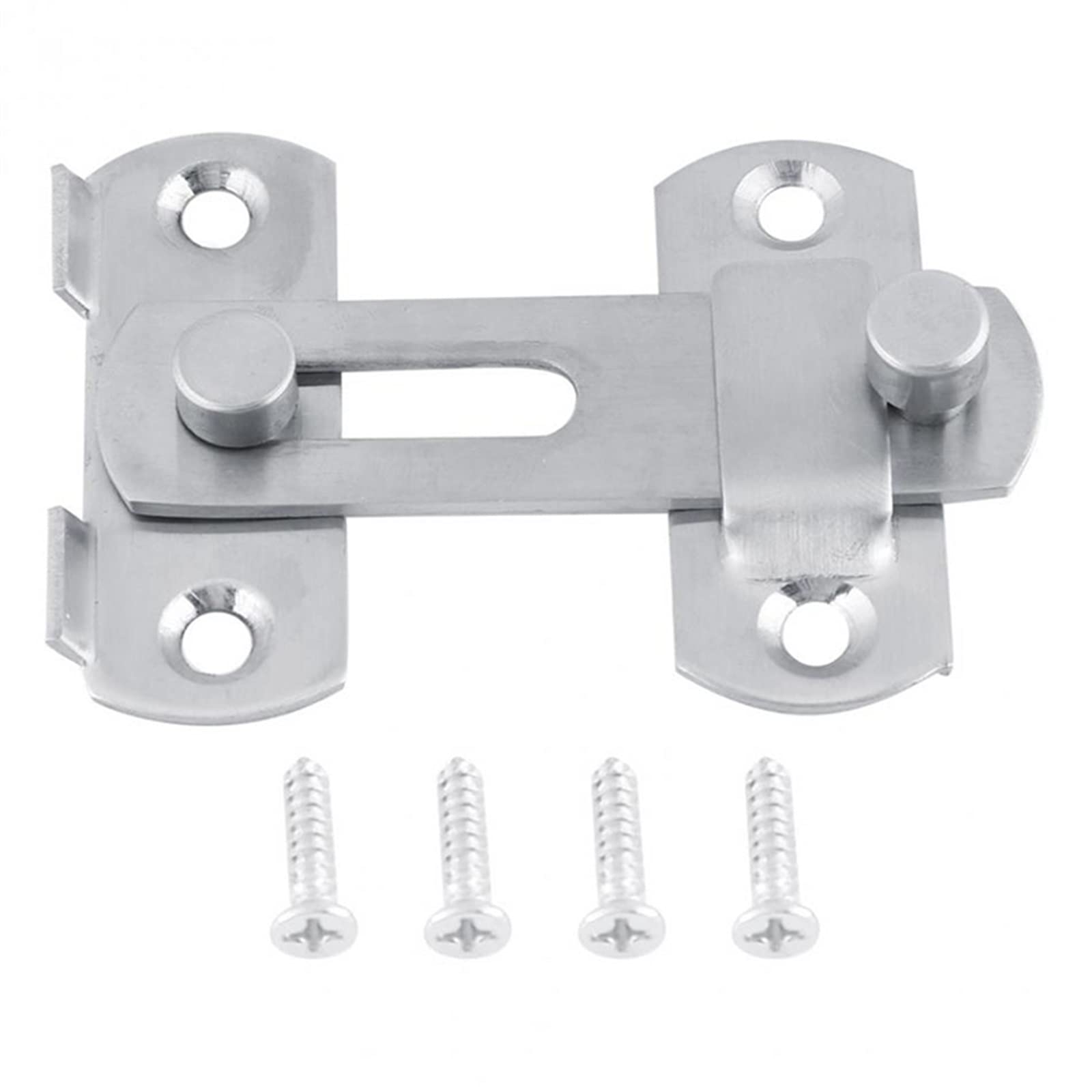 SFJSFIMQ Latch Lock Door Bolts Hasp Latch Lock Sliding Door Lock Stainless Type Latch for Casement Cabinet Fitting with