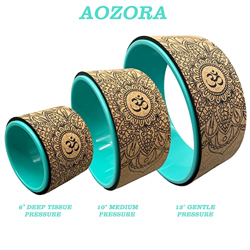 Aozora Yoga Wheel 13" with Most Detailed Book Step by Step Guide on How to Do 30+ Poses,! Perfect for Stretching and Improving Backbends - Image 3