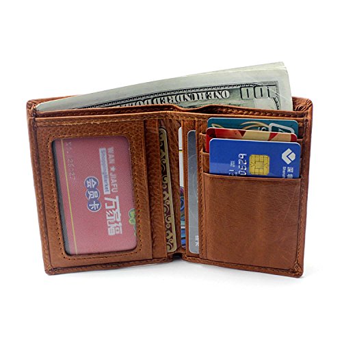 3D Scorpion Mens Genuine Leather Credit Card Holder Wallet Bifold ID Cash Clutch3