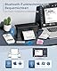 Phomemo DHL Etikettendrucker 4x6, Bluetooth Thermodrucker, Versandetiketten Drucker Label Printer, Kompatibel mit Amazon, Etsy, Shopify, DHL, UPS, FedEx, Royal Mail, USB & Bluetooth Verbindung