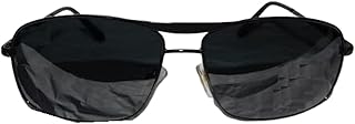 مستقطب نظاره شمس معدن اسود العدسة للرجال والنساء، بيضوي