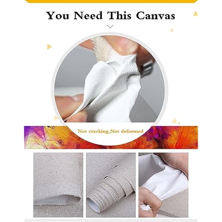Canvas Roll 5M One Roll Linen Blend Primed Professional Blank Canvas Layer Oil Painting Canvas Waterproof Linen Art Supplies for Artist Canvas Roll