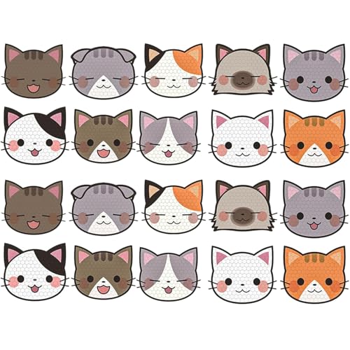 Lonimia 20stk Reflektierende Aufkleber,Reflektoraufkleber,Hohe Sichtbarkeit...