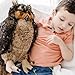 Melissa & Doug Giant Owl - Lifelike Stuffed Animal (17 inches Tall), Brown