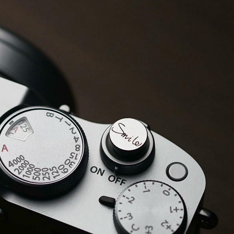DBZZ SMILE Camera hot shoe cover Compatible with Fujifilm X-T30 X-T100 X-H1 X-T20 X100F X-T10 X-T3 X-T2 X-PRO2 X-PRO1 X-E3 X-A2 X-A5 X100T X100S X30 X70 (Smile button)