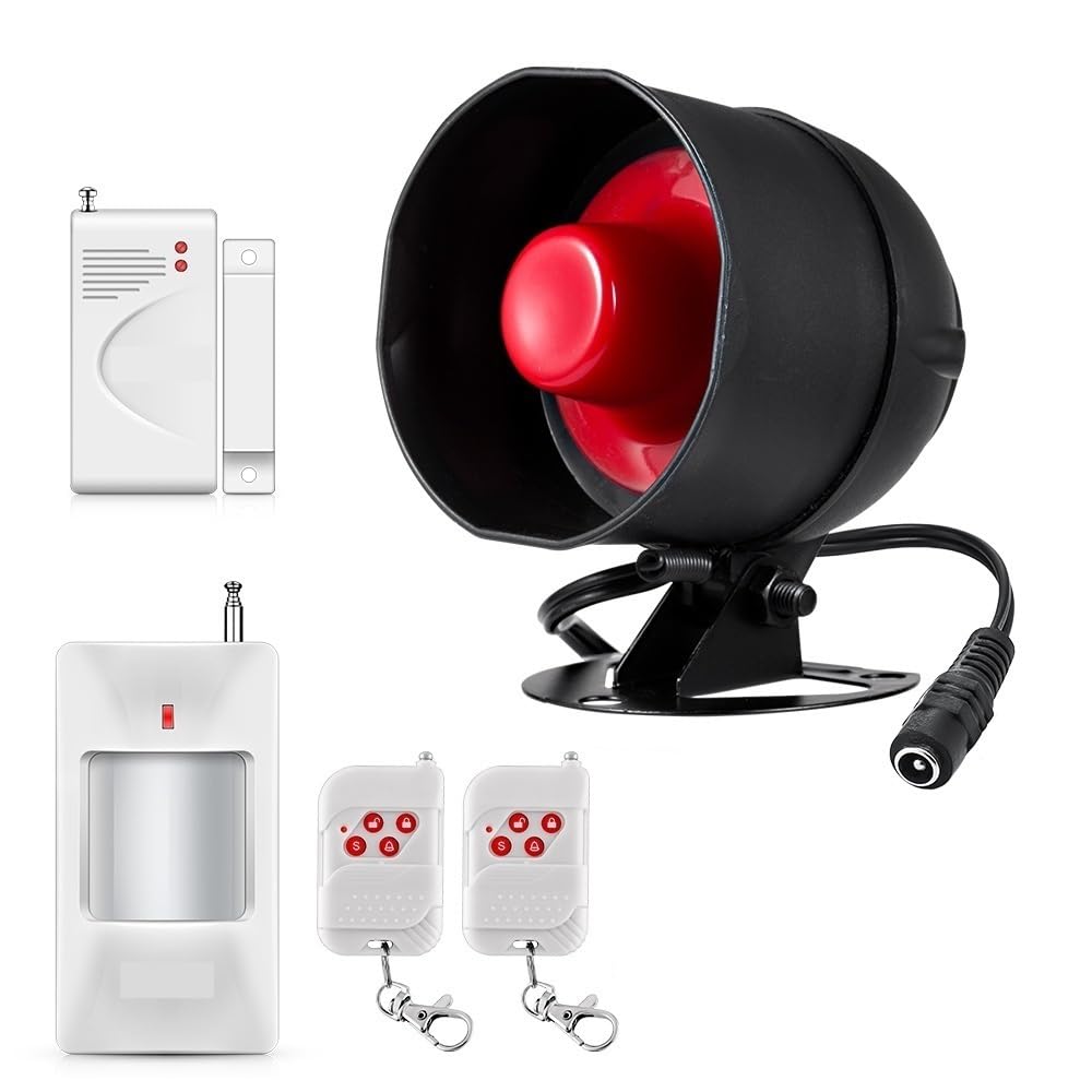 Sistema di Allarme di Sicurezza Domestica, di Allarme Sicurezza Wireless Sirena 433 MHz Sensore Movimento Antifurto for Porta Tuya Smart(Not WiFi Kit 3)