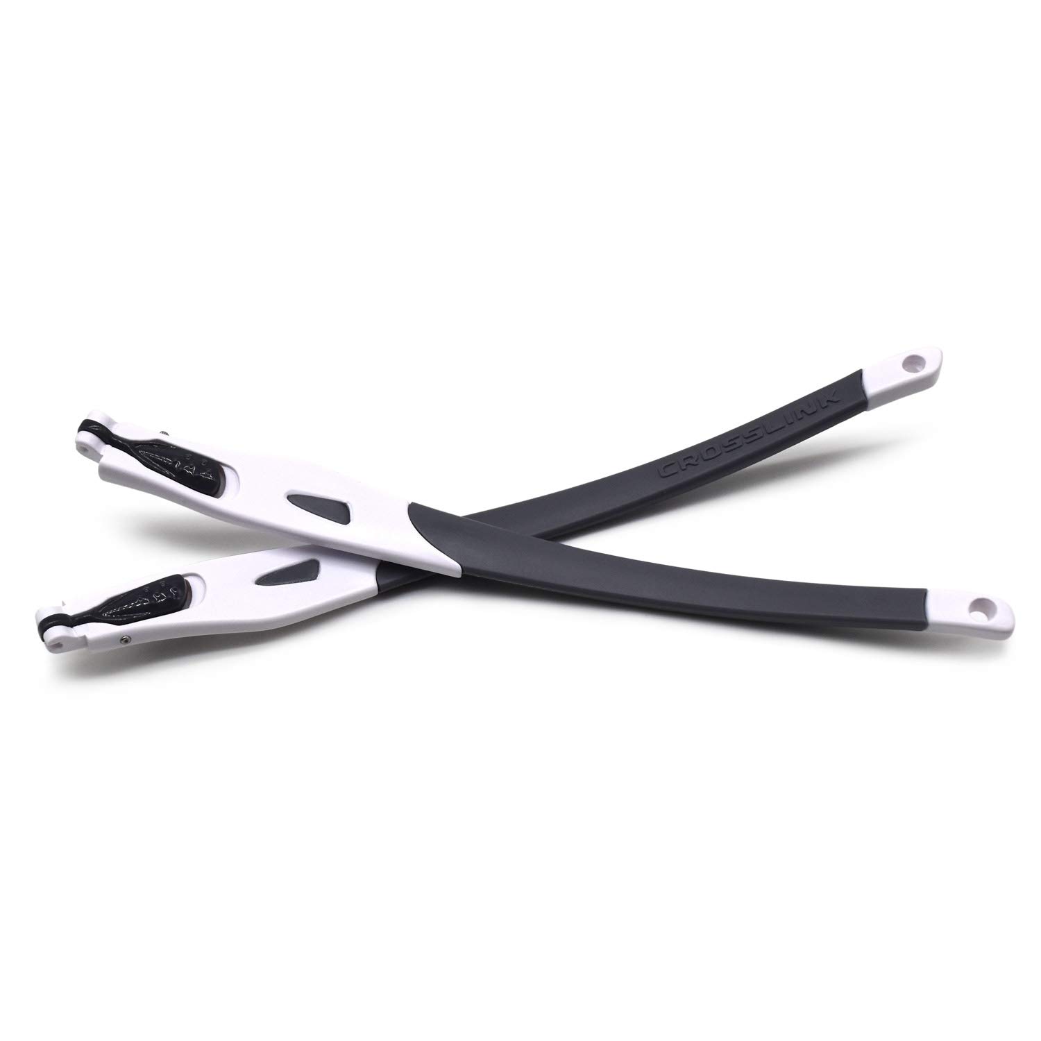 HKUCO Grey Rubber Replacement White Frame Legs For Oakley Crosslink Glasses frame โ image 1