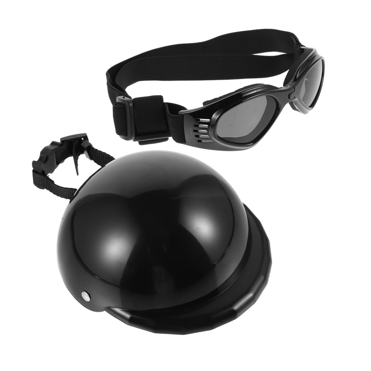 Casque pour animaux avec lunettes amusants kit idéal balades et shooting photo