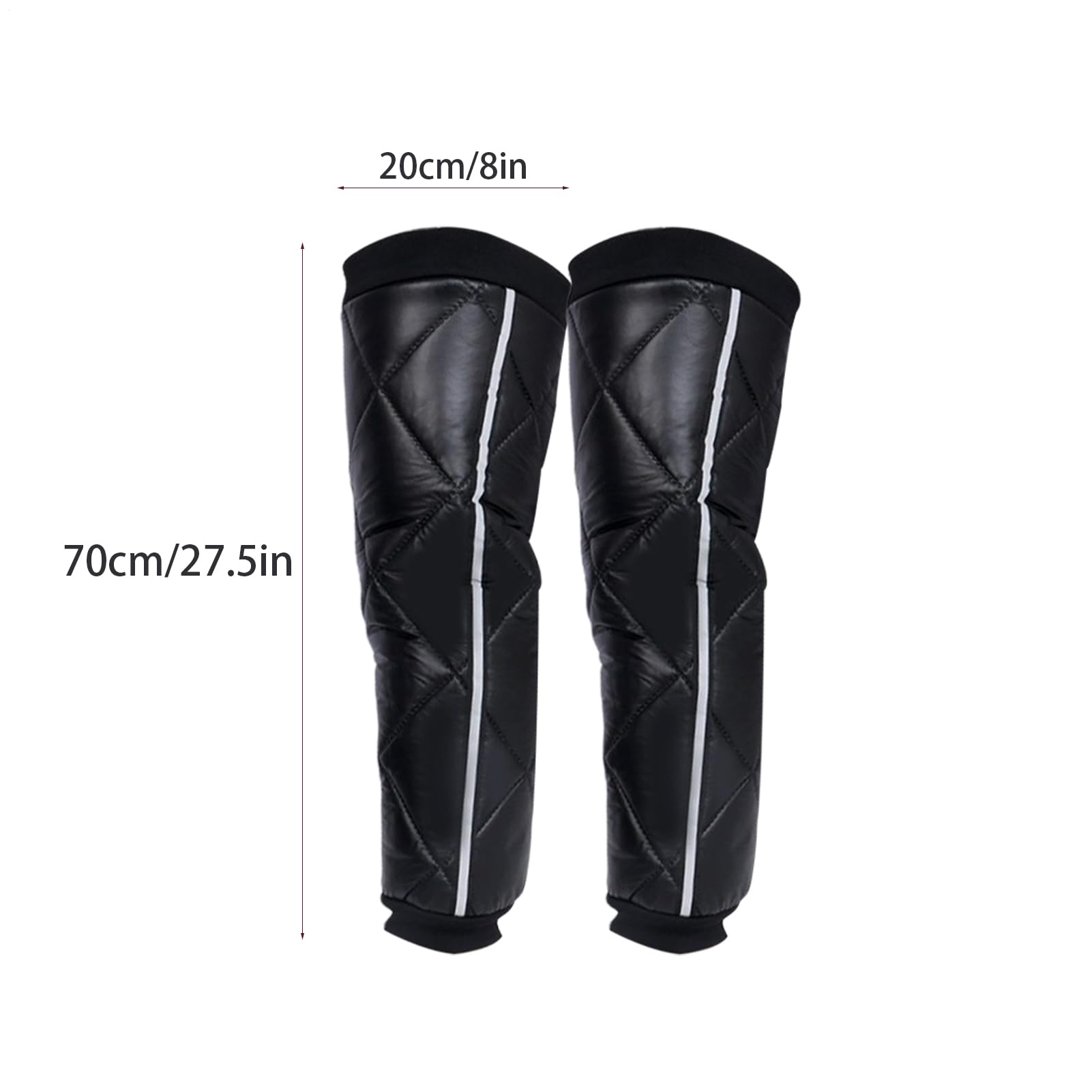 Rodilleras de invierno para motocicleta, calentadores de rodilla, cálidos, gruesos, resistentes al viento, resistentes al frío, para deportes al aire libre, mujeres, hombres, personas mayores