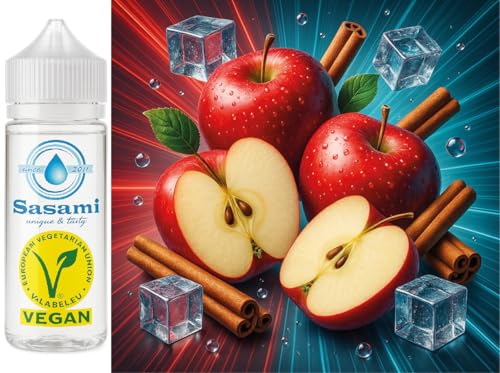 Manzana Canela Ice, aroma concentrado Sasami 100ml sabor de invierno helado