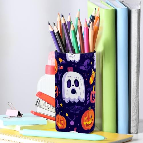 Brosse de maquillage enfants rangée dans sa boîte à musique d'Halloween en bois