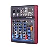 Lepeuxi M-1 Professional 4-kanaals digitale mengpaneel mengpaneel mengpaneel 48 V fantoomvoeding met nagalmeffecten BT…