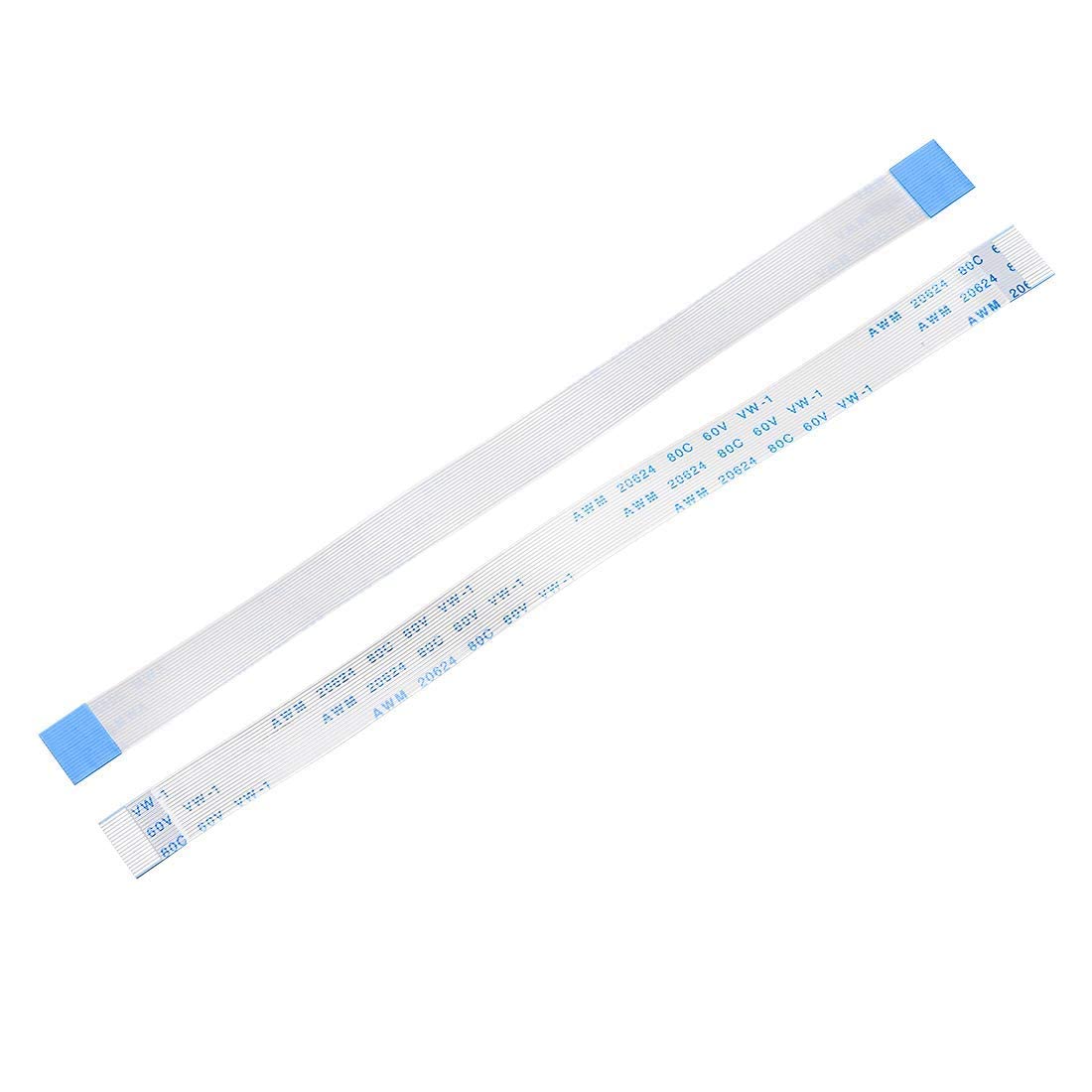 Flat flexible ribbon cable 18-pin 0.5mm pitch 300mm long A-TYPE (Same side pin) (2-PCS)
