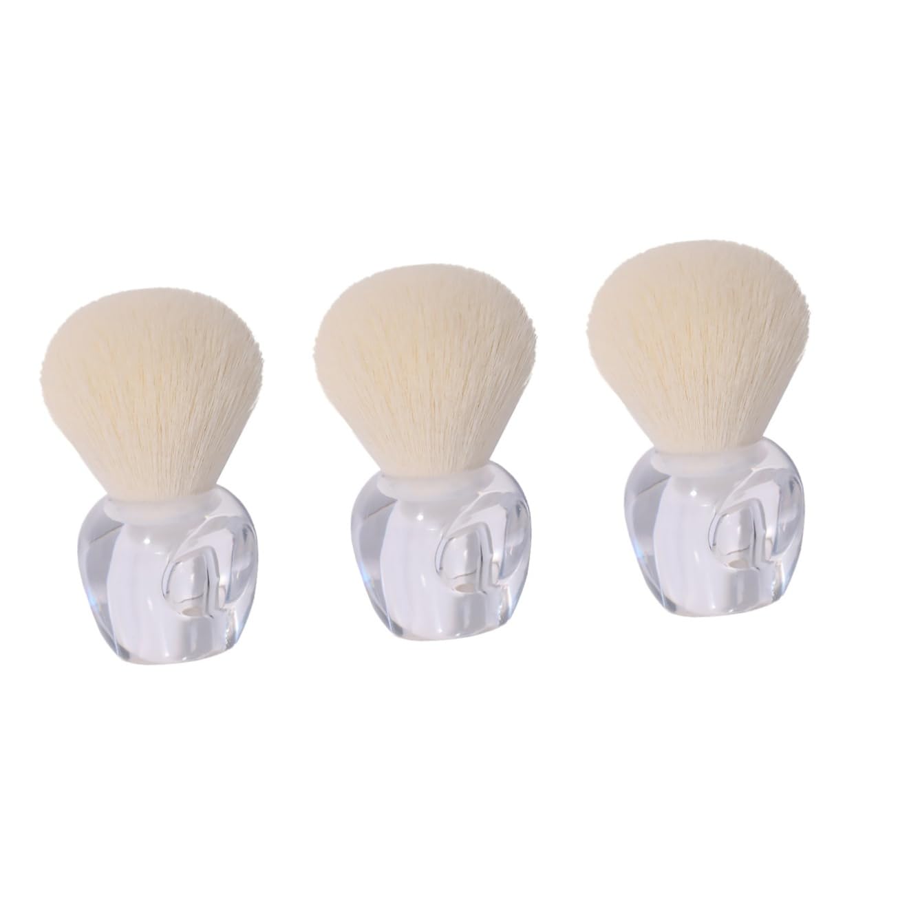 minkissy 3pcs Blending Makeup Brush Fluffy Loose Powder Brush for Women Girls Cosmetics