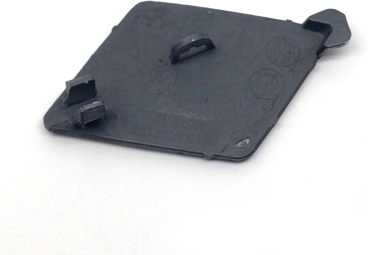 Front Tow Cover for 10-13 BMW5 F10 Sedan F11 Wagon Fit 520d 523i 525d 528i 530dX 535dX 535iX 550iX 2010 2011 2012 2013 Bumper Towing Hook Eye Cap 51117246868 (Black)