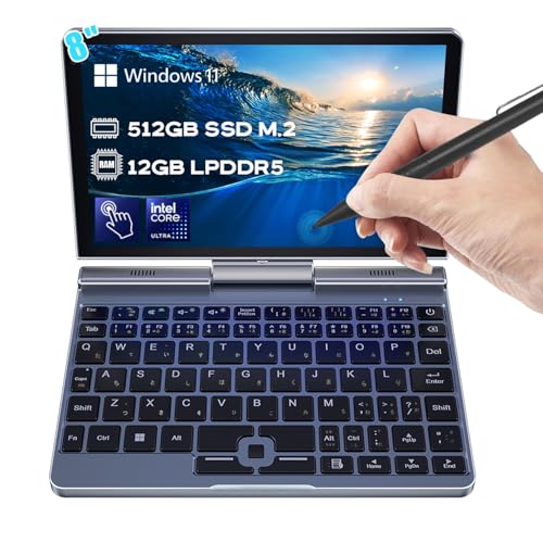 Amazon.co.jp: Crelander 2-in-1 ミニノートパソコン | 8 インチ