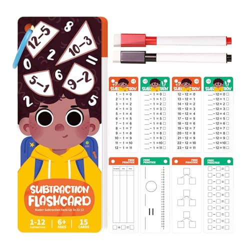 算数カード,数学練習ゲーム - 計算練習フラッシュカード | 家庭学校向け、小学校向け、?外使用、室内使用、休暇利用、車内利用、飛行機旅行利用