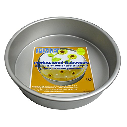 Pme Professional Aluminum Round Cake Pan, 10 X 2 In #TOP3