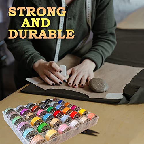 36 Bobinas y Hilos con Estuche de Plástico para Máquina de Coser miniatura 4